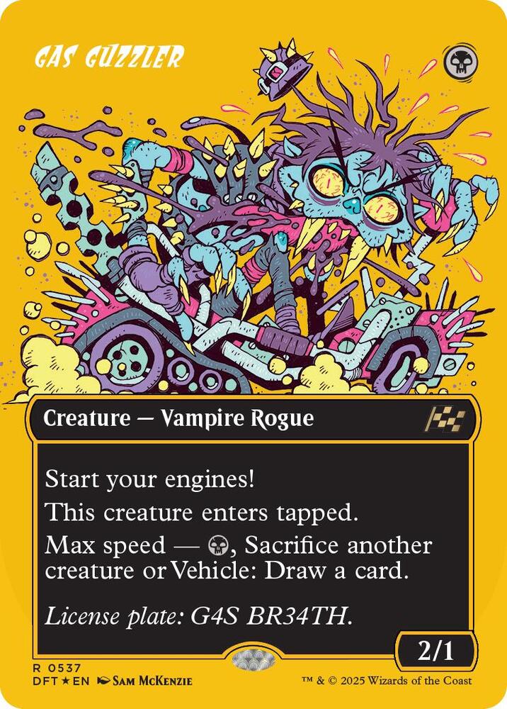 Gas Guzzler 537/291 (Aetherdrift)  - Borderless First-Place Foil | Good Games North