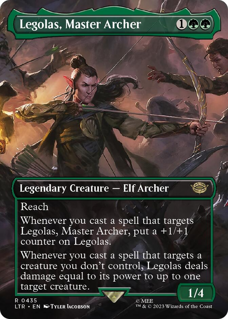 Legolas, Master Archer (Borderless Alternate Art) [The Lord of the Rings: Tales of Middle-Earth] | Good Games North