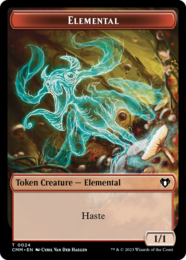 Elemental Token (24) [Commander Masters Tokens] | Good Games North
