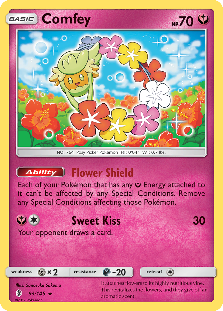 Comfey (93/145) [Sun & Moon: Guardians Rising] | Good Games North