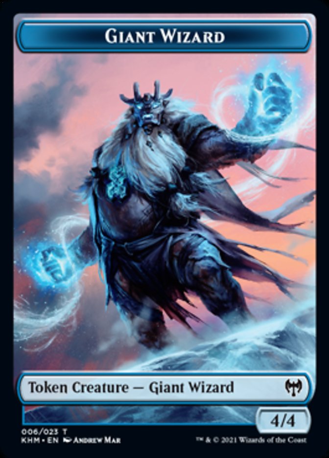 Giant Wizard Token [Kaldheim Tokens] | Good Games North