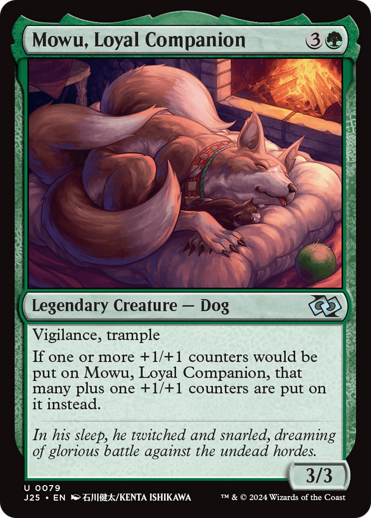 Mowu, Loyal Companion (Anime) [Foundations Jumpstart] | Good Games North