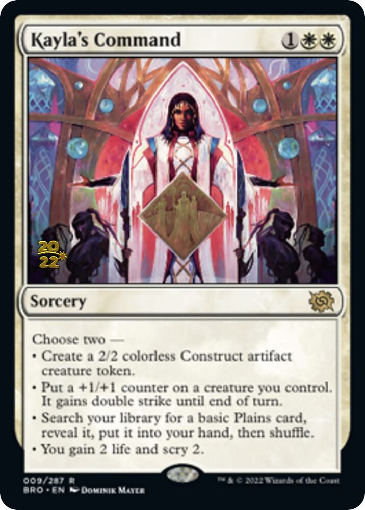 Kaylas Command 9s/169 (Prerelease Cards)  - Foil | Good Games North