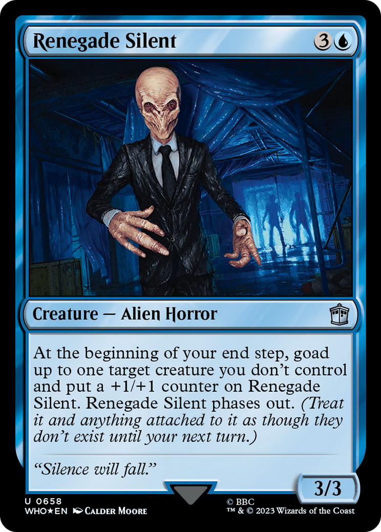 Renegade Silent (Surge Foil) [Doctor Who] | Good Games North