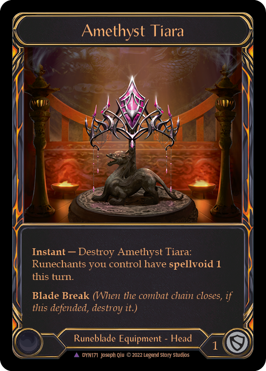 Amethyst Tiara (Marvel) [DYN171] (Dynasty)  Cold Foil | Good Games North