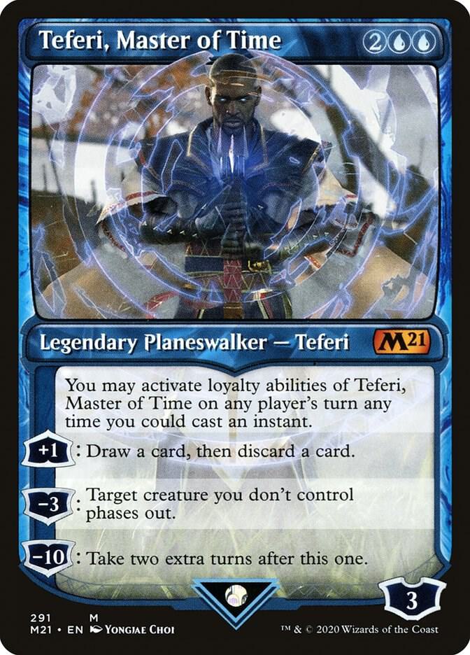 Teferi Master of Time Showcase 291 (Core Set 2021)  - Foil | Good Games North