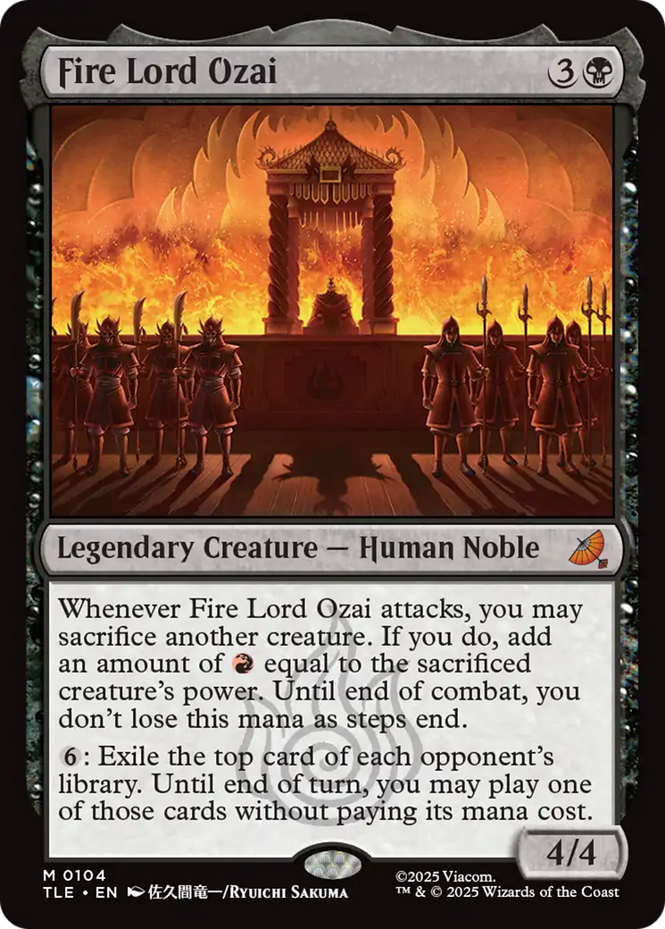 Fire Lord Ozai [Avatar: The Last Airbender: Eternal-Legal] | Good Games North