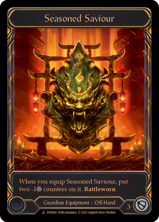 Seasoned Saviour (Marvel) [DYN026] (Dynasty)  Cold Foil | Good Games North