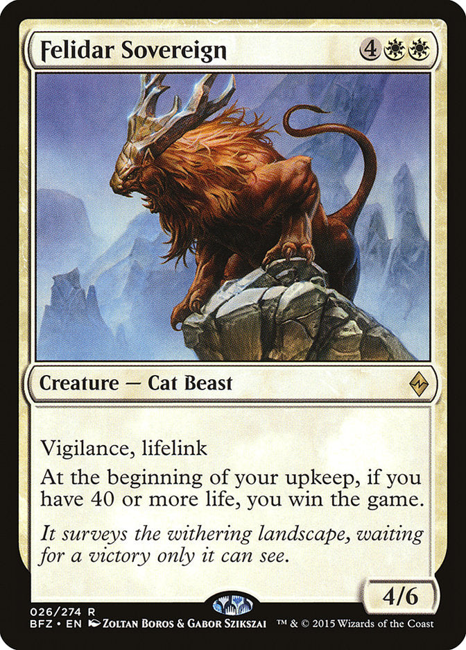 Felidar Sovereign (Battle for Zendikar)  | Good Games North