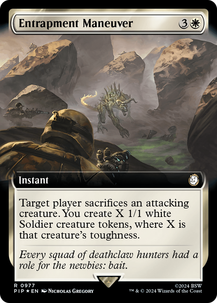 Entrapment Maneuver (Extended Art) (Surge Foil) [Fallout] | Good Games North