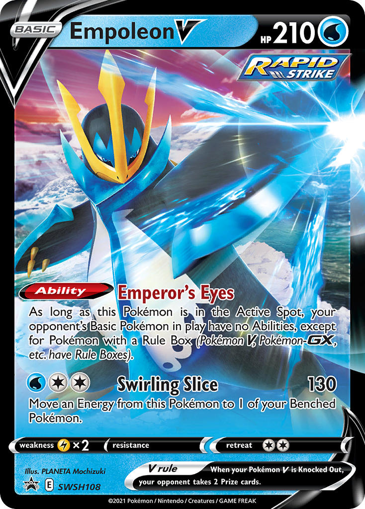 Empoleon V (SWSH108) [Sword & Shield: Black Star Promos] | Good Games North