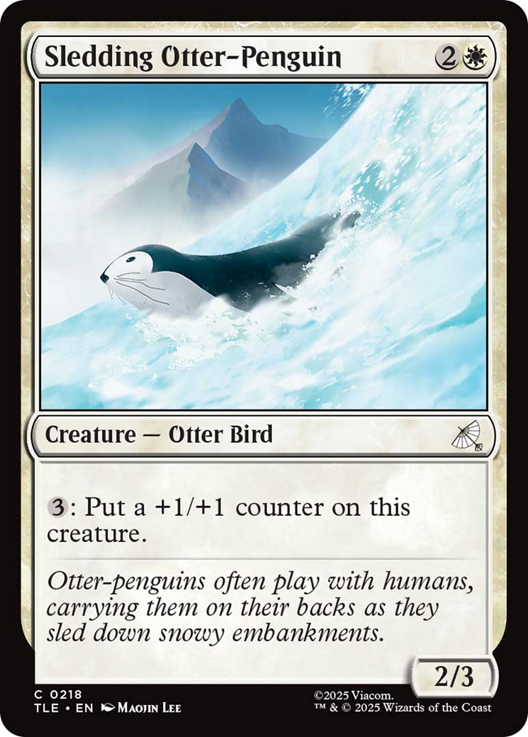 Sledding Otter-Penguin [Avatar: The Last Airbender: Eternal-Legal] | Good Games North