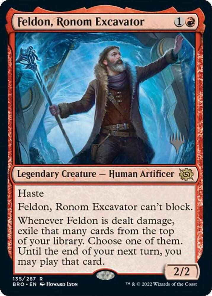 Feldon Ronom Excavator (Promo Pack: The Brothers' War)  - Foil | Good Games North