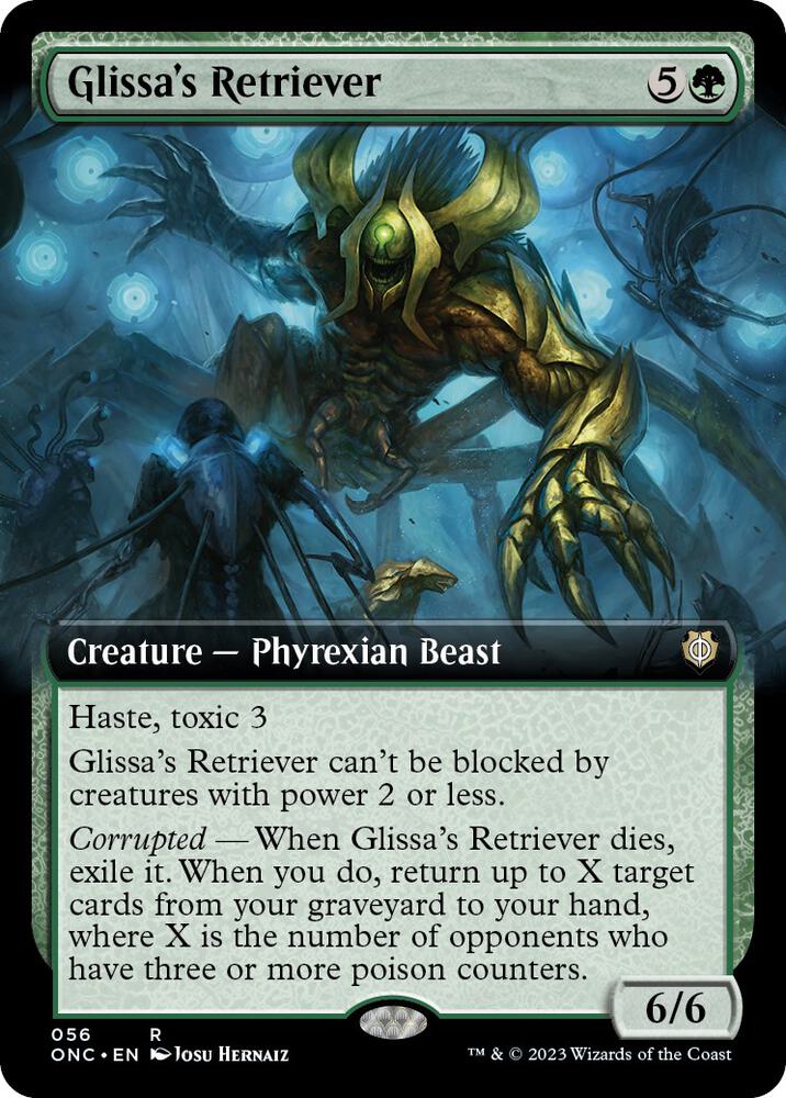 Glissas Retriever Extended Art (Commander: Phyrexia: All Will Be One)  | Good Games North