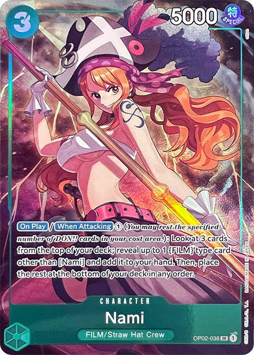Nami (PCC Vol.1) OP02-036 (One Piece Promotion Cards)  - Alternate Art Foil | Good Games North
