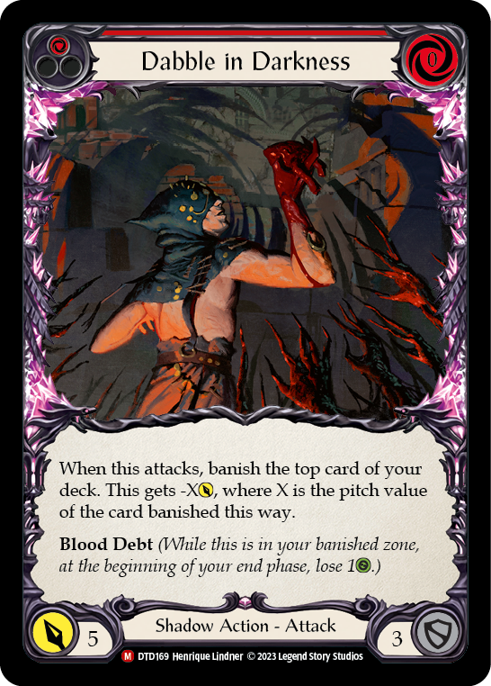 Dabble in Darkness [DTD169] (Dusk Till Dawn)  Rainbow Foil | Good Games North