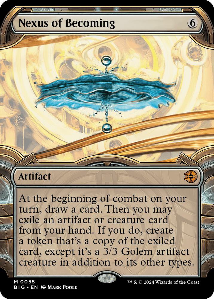 Nexus of Becoming 55/30 (Outlaws of Thunder Junction: The Big Score)  - Showcase Foil | Good Games North