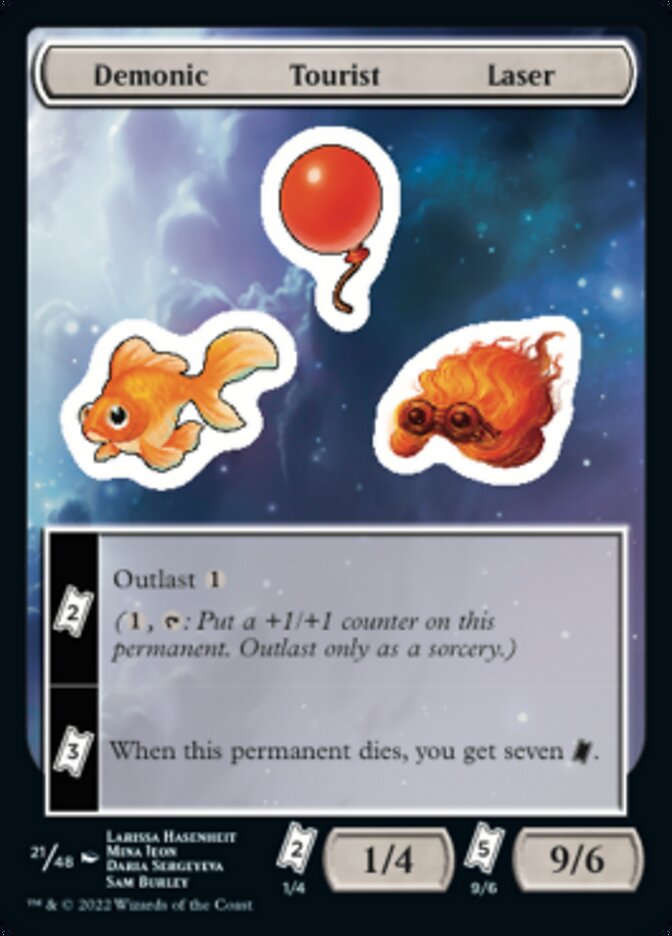 Demonic Tourist Laser [Unfinity Stickers] | Good Games North