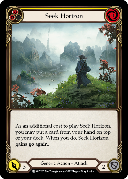 Seek Horizon (Yellow) [OUT217] (Outsiders) | Good Games North