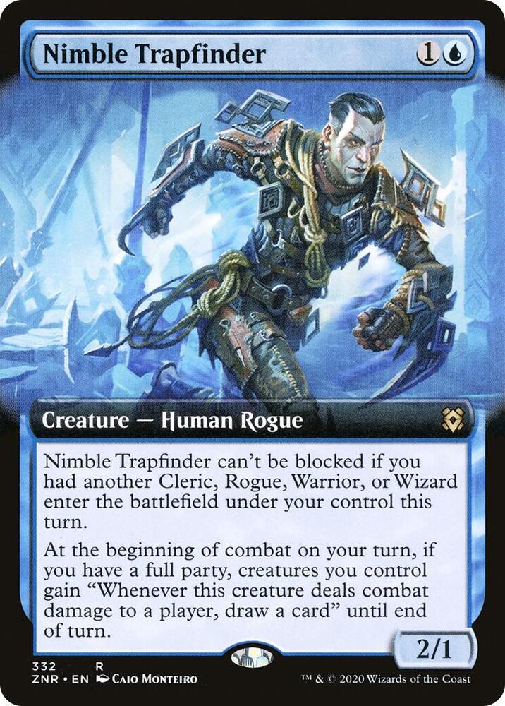 Nimble Trapfinder 332/280 (Zendikar Rising)  - Extended Art | Good Games North