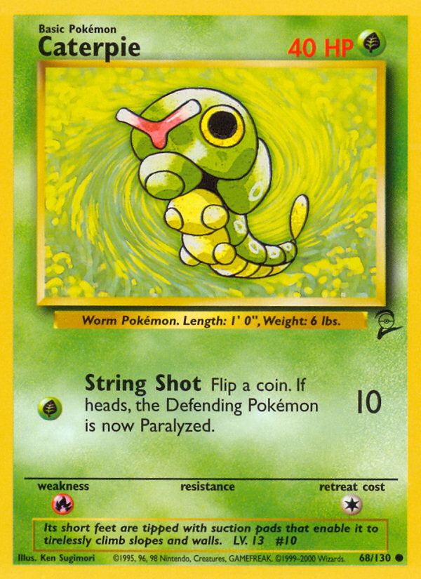 Caterpie (68/130) [Base Set 2] | Good Games North