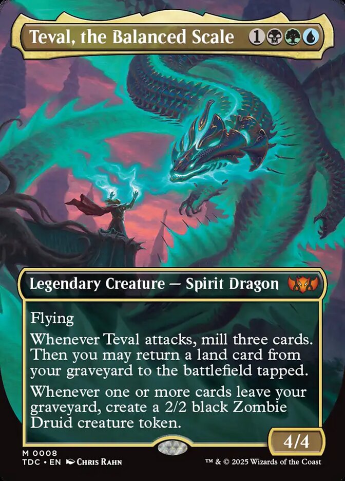 Teval, the Balanced Scale (Commander: Tarkir: Dragonstorm)  - Foil | Good Games North