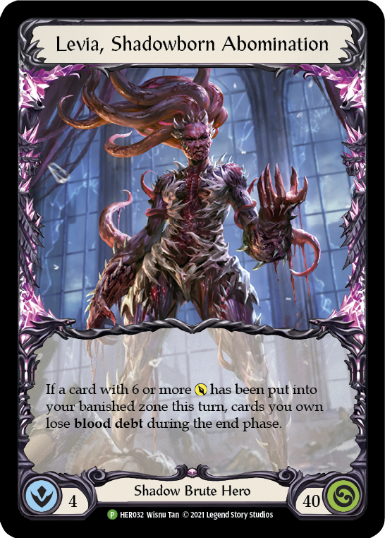 Levia, Shadowborn Abomination [HER032] (Promo)  Cold Foil | Good Games North