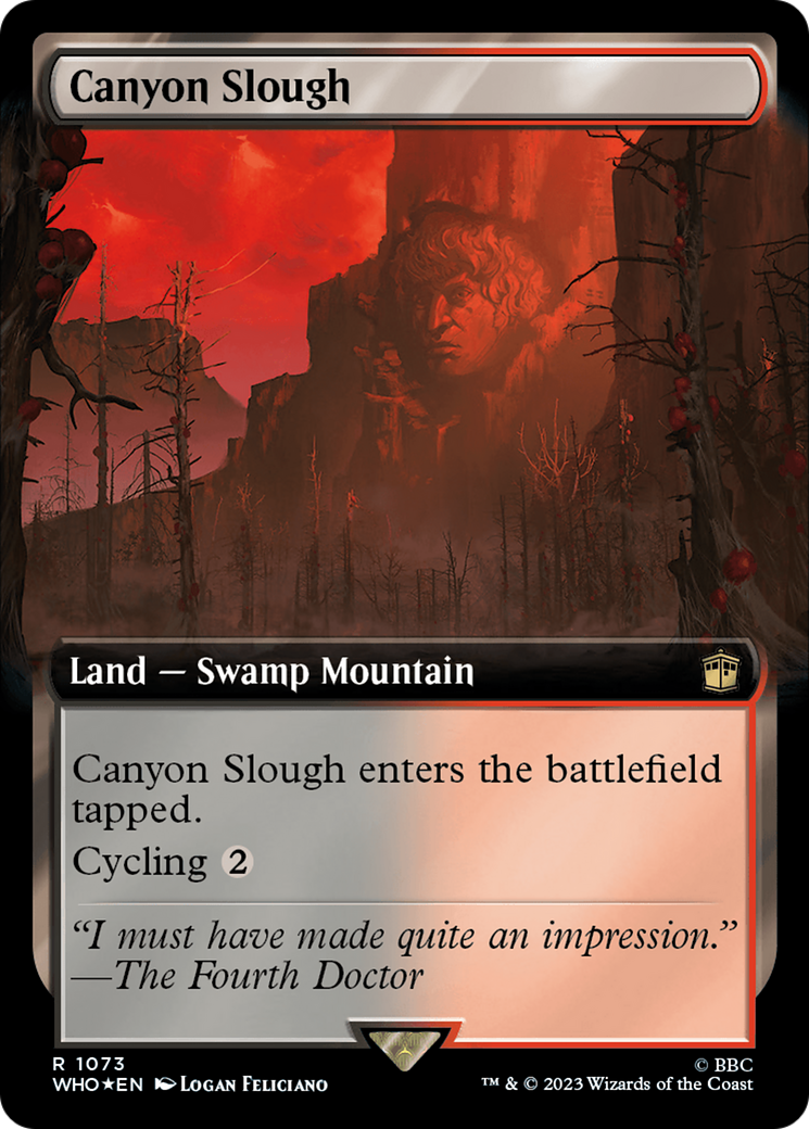 Canyon Slough (Extended Art) (Surge Foil) [Doctor Who] | Good Games North