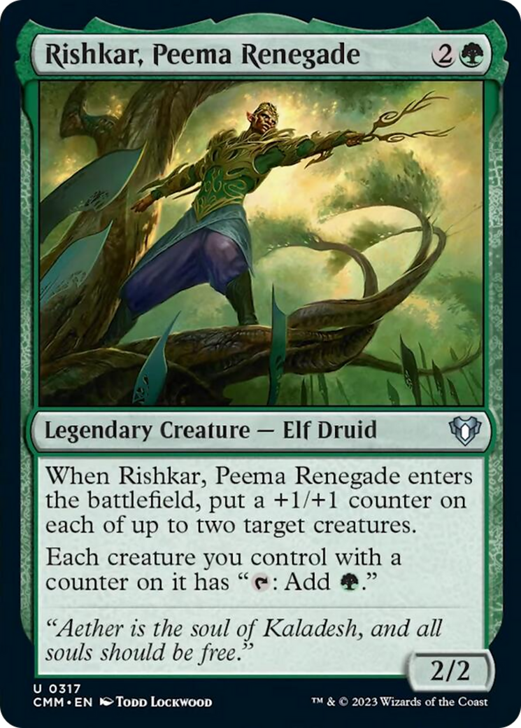 Rishkar, Peema Renegade [Commander Masters] | Good Games North