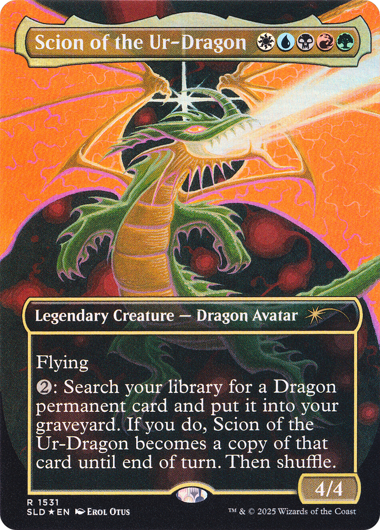 Scion of the Ur-Dragon (Rainbow Foil) [Secret Lair Drop Series] | Good Games North
