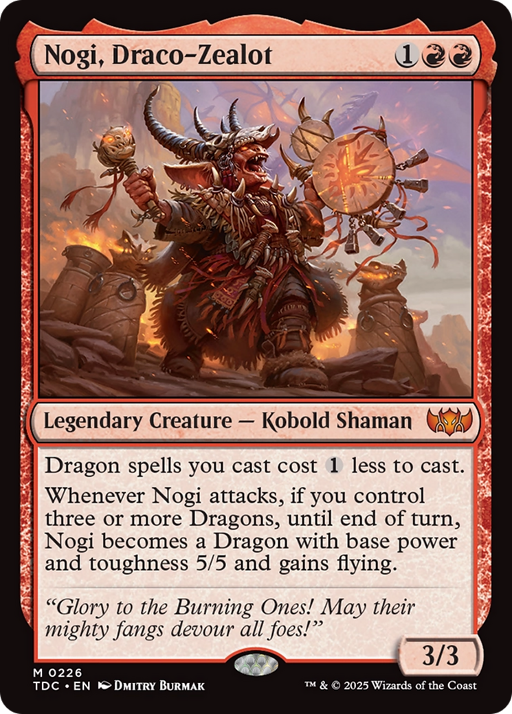 Nogi, Draco-Zealot [Tarkir: Dragonstorm Commander] | Good Games North