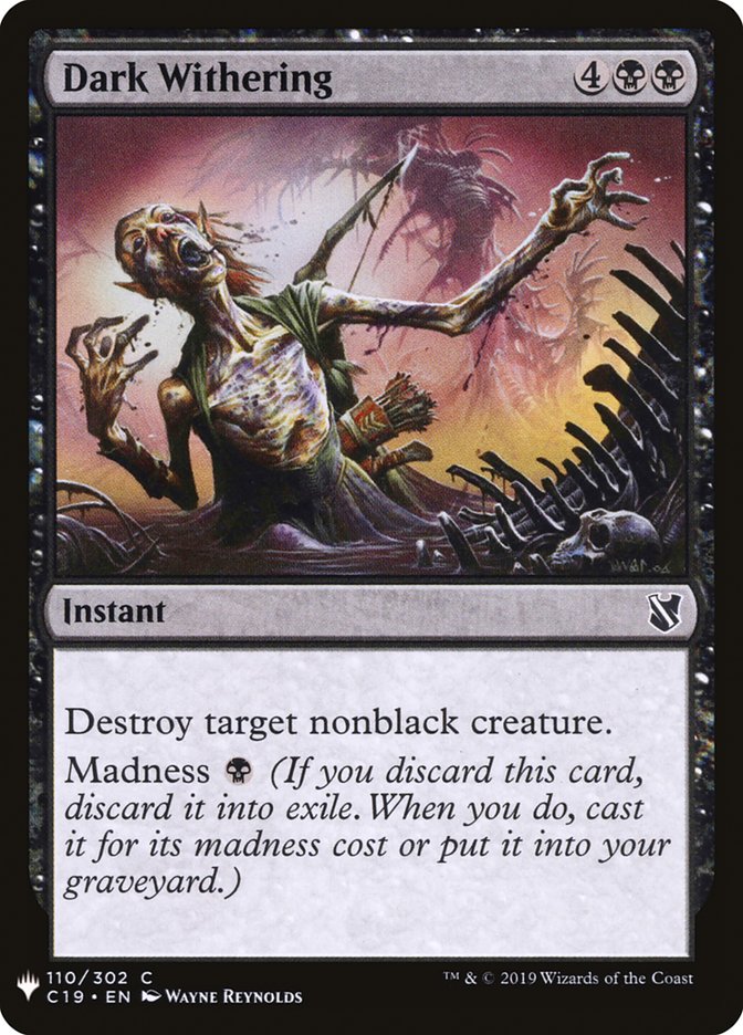 Dark Withering [Mystery Booster] | Good Games North