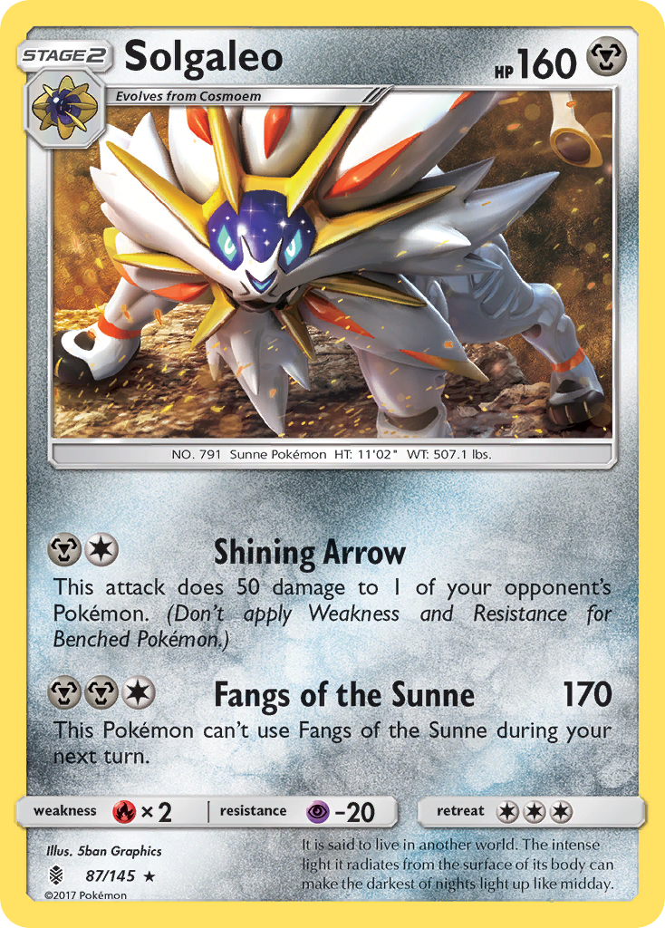 Solgaleo (87/145) [Sun & Moon: Guardians Rising] | Good Games North