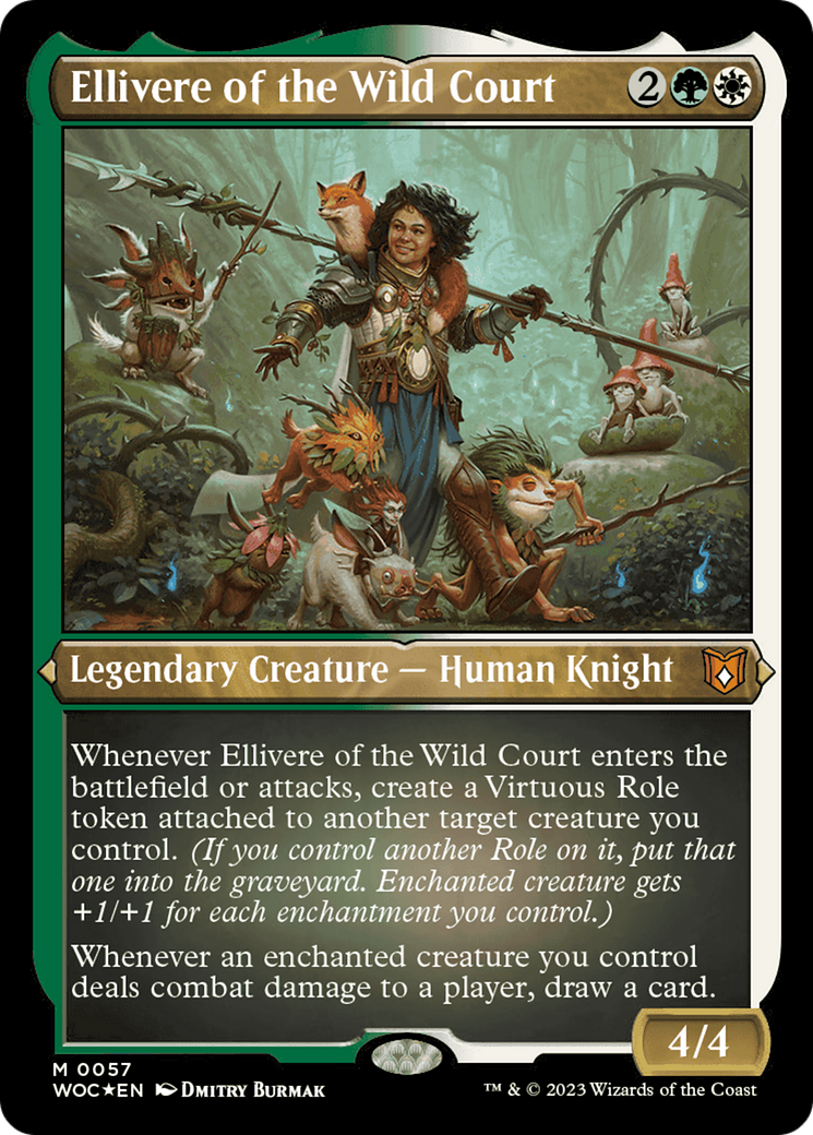 Ellivere of the Wild Court (Display Commander) [Wilds of Eldraine Commander] | Good Games North