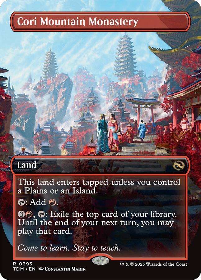 Cori Mountain Monastery 393 (Tarkir: Dragonstorm)  - Foil | Good Games North