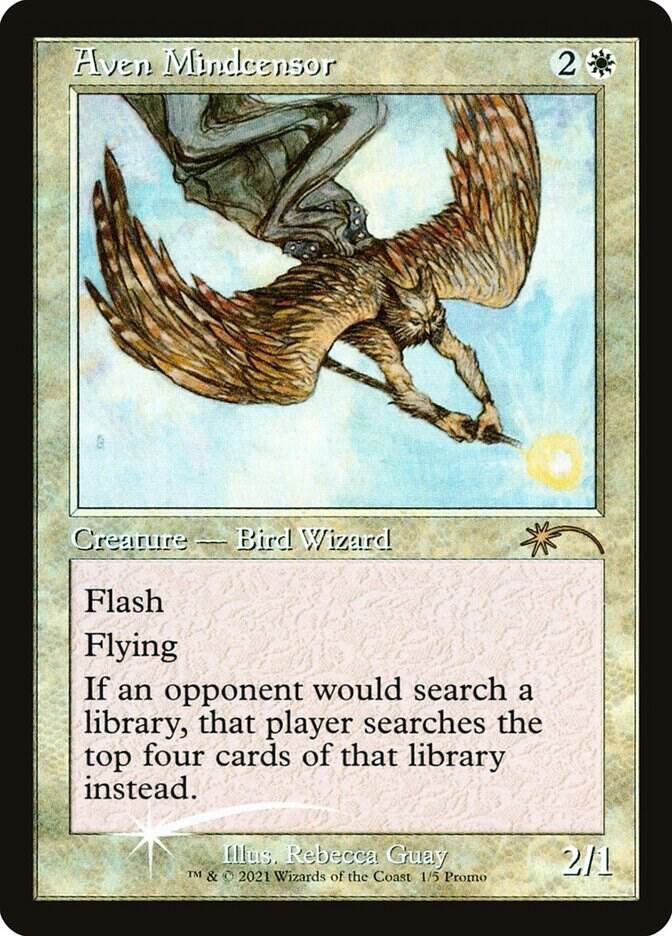 Aven Mindcensor Retro Frame (WPN & Gateway Promos)  - Foil | Good Games North