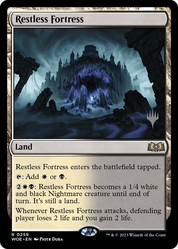 Restless Fortress (Promo Pack) [Wilds of Eldraine Promos] | Good Games North