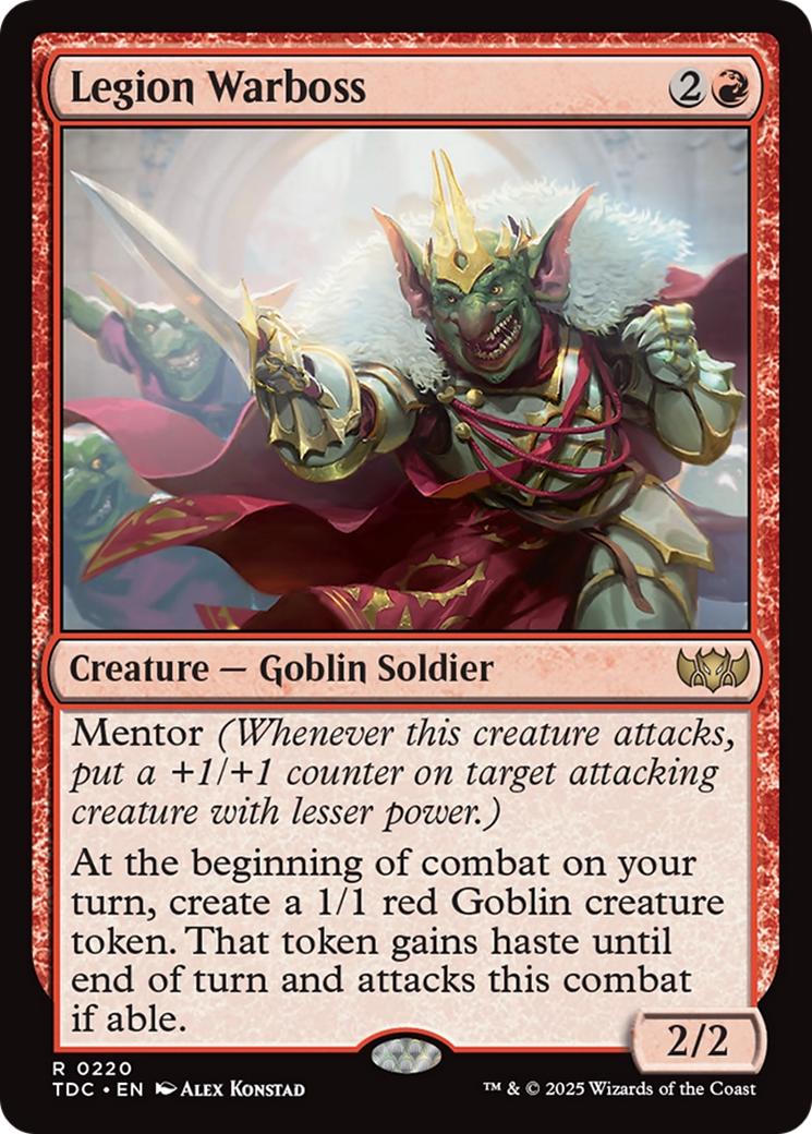Legion Warboss [Tarkir: Dragonstorm Commander] | Good Games North