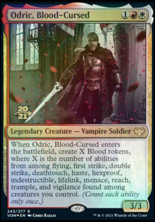 Odric, Blood-Cursed [Innistrad: Crimson Vow Prerelease Promos] | Good Games North