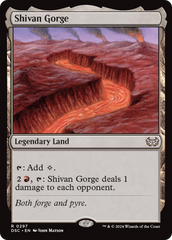 Shivan Gorge [Duskmourn: House of Horror Commander] | Good Games North