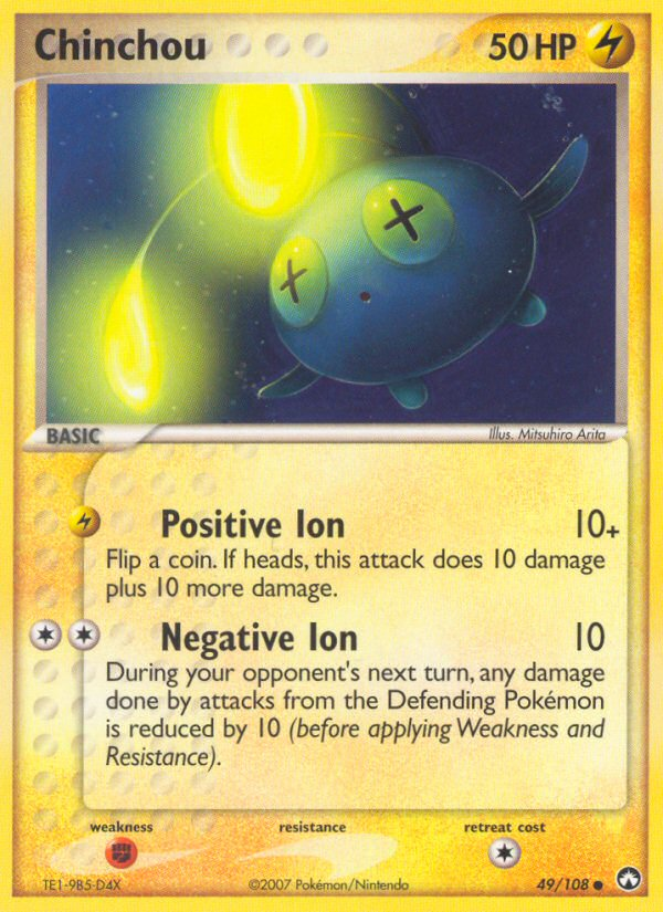 Chinchou (49/108) [EX: Power Keepers] | Good Games North
