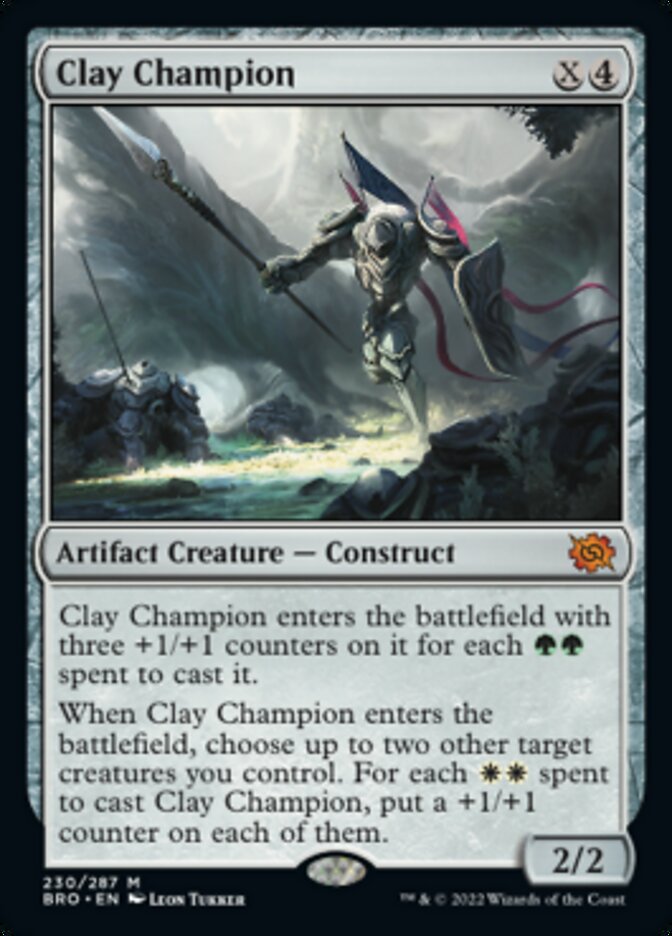 Clay Champion (Promo Pack) [The Brothers' War Promos] | Good Games North