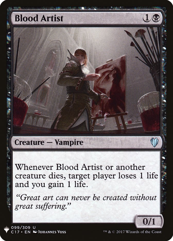 Blood Artist [Mystery Booster] | Good Games North