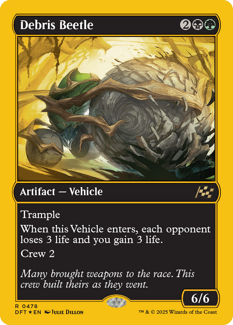 Debris Beetle (First-Place Foil) [Aetherdrift] | Good Games North