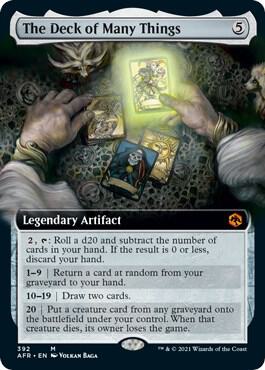 The Deck of Many Things Extended Art 392 (Adventures in the Forgotten Realms)  - Foil | Good Games North