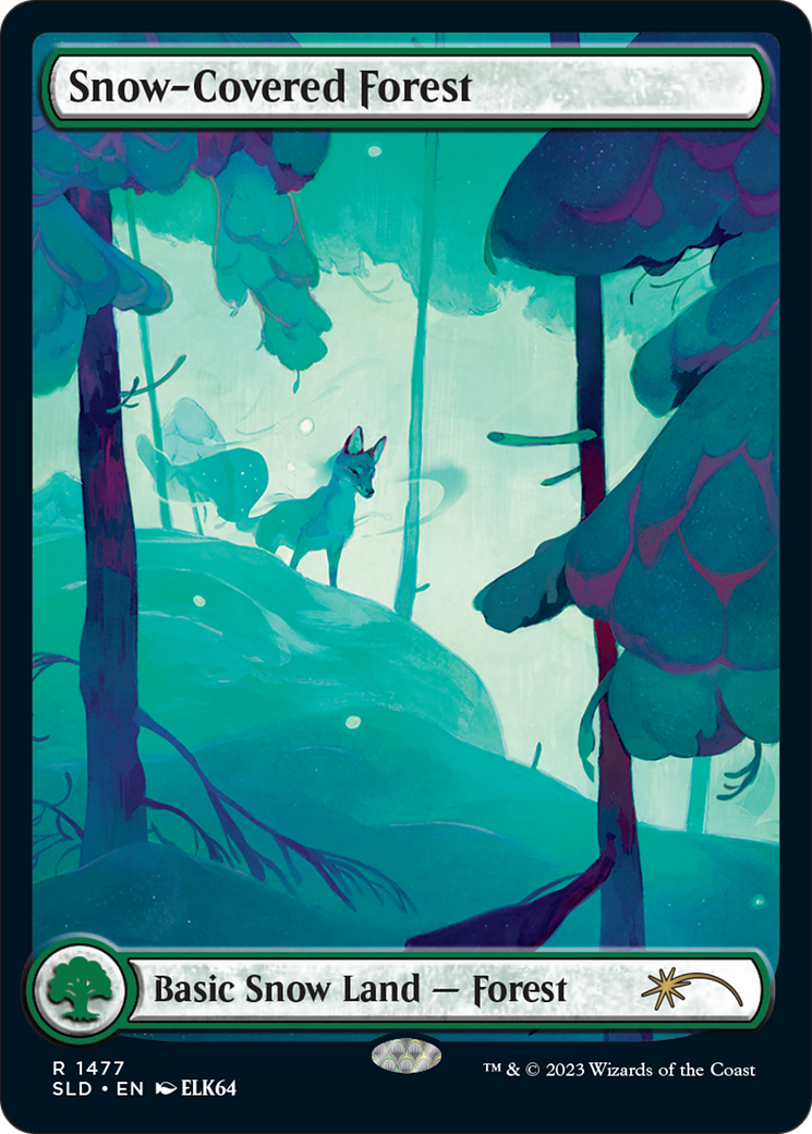 Snow-Covered Forest (1477) [Secret Lair Drop Series] | Good Games North