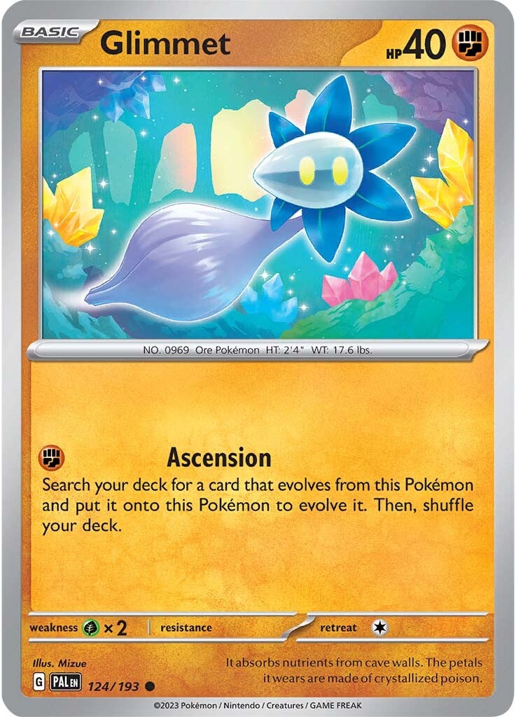 Glimmet (124/193) [Scarlet & Violet: Paldea Evolved] | Good Games North