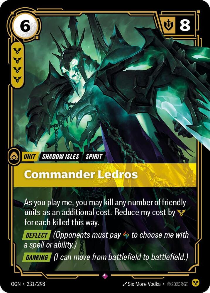 Commander Ledros (Origins)  - Foil | Good Games North