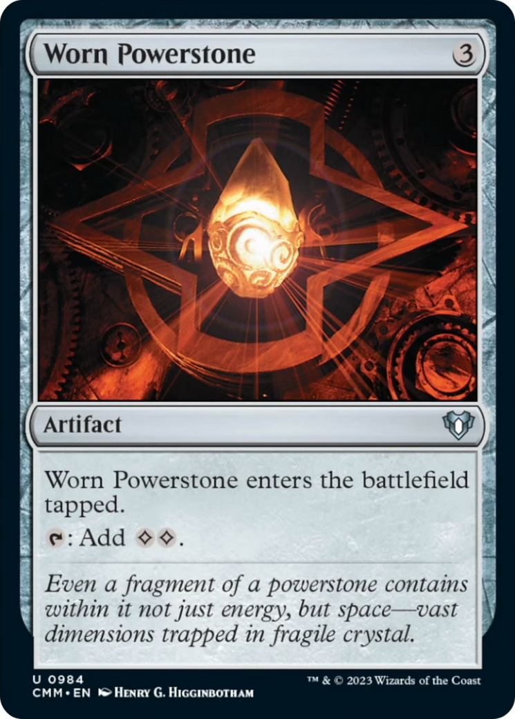Worn Powerstone [Commander Masters] | Good Games North
