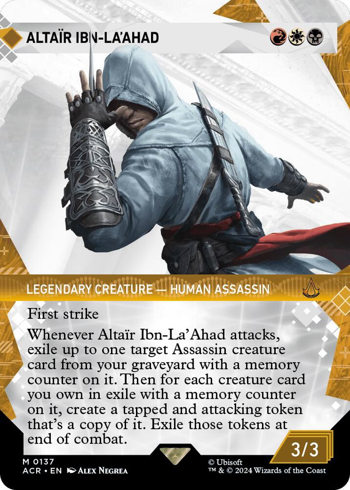 Altair Ibn LaAhad Showcase (Universes Beyond: Assassin's Creed)  - Foil | Good Games North
